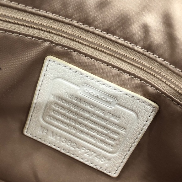 White Coach Purse - Picture 6 of 8